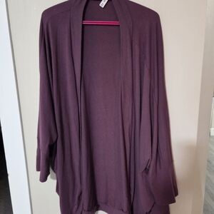 Zenana Outfitters Plum Cardigan